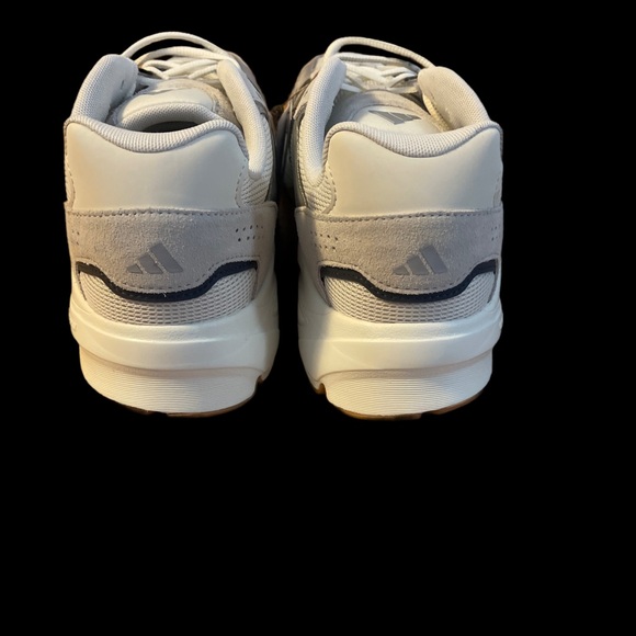 Adidas CHAOS Men’s size 10.5D Gray and Black Retro 90’s Y2K Sneakers Suede/Mesh - Picture 4 of 9